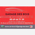 GARAGE DES BOIS