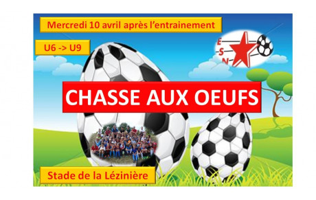 MERCREDI 10 AVRIL / CHASSE AUX OEUFS U6-&gt;U9