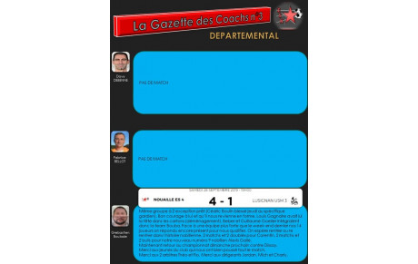 LA GAZETTE DEPARTEMENTALE DES COACHS N°4