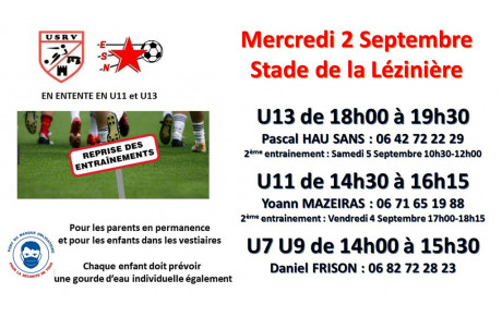 REPRISE POUR LES JEUNES