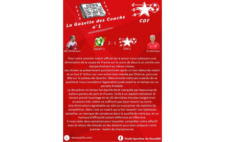 La gazette de coach #1 CDF