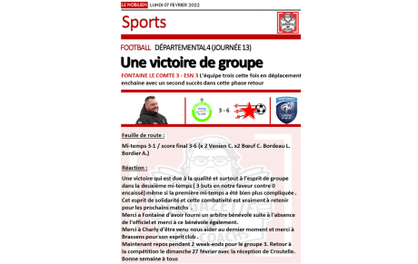 LA GAZETTE DES COACHS DU 07/02